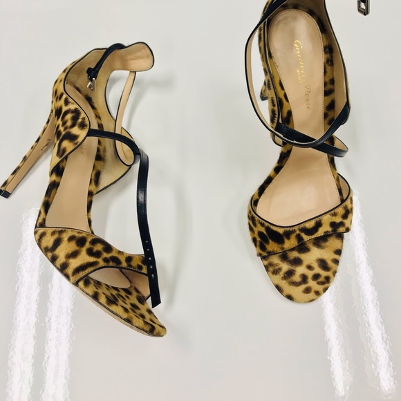 Gianvito Rossi leopard-print calf hair sandals - Picture 2 of 7